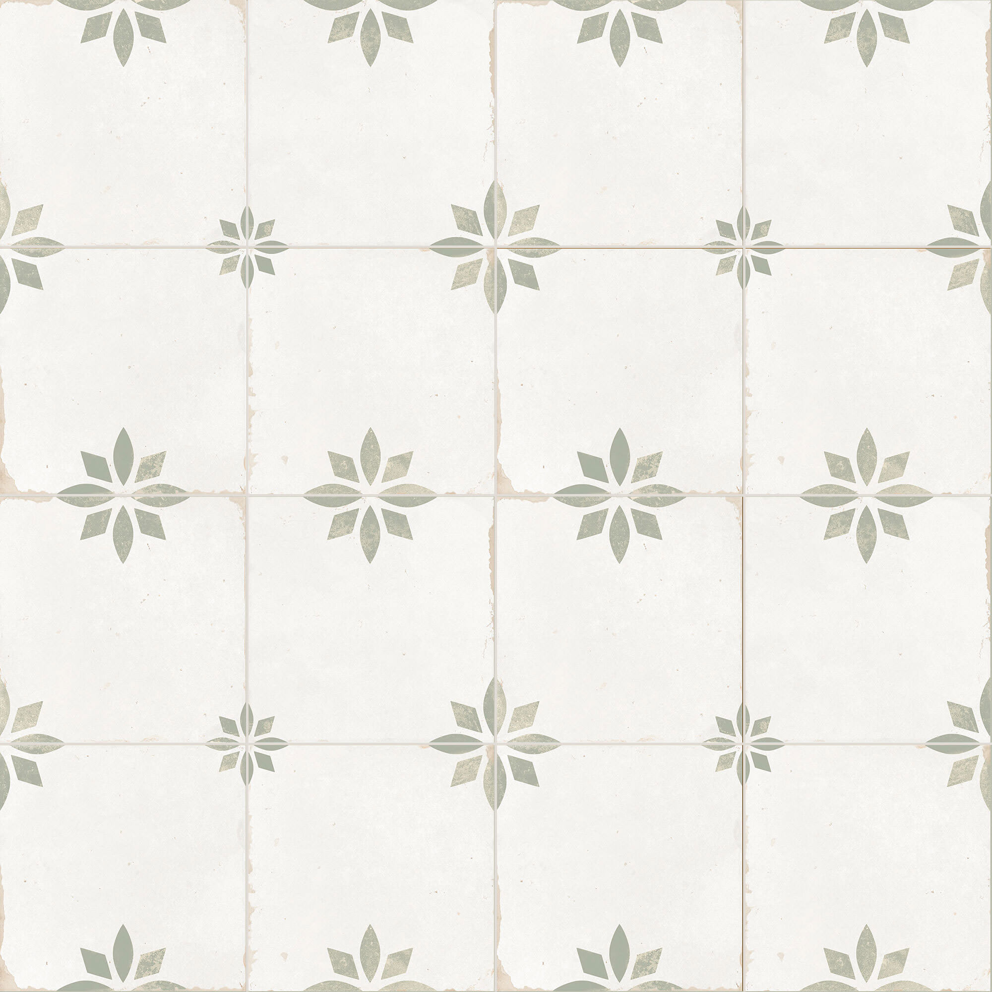 83763009 Плитка Memories Sage 45x45 см 1 м² цвет зеленый timeless Santreyd - Вид №1