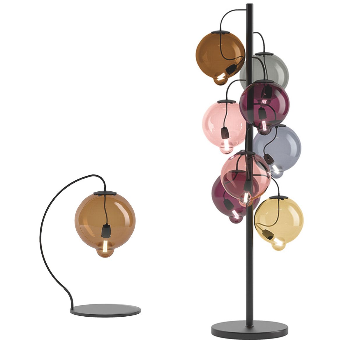 Витраж торшер CAPPELLINI Meltdown ARCH-00105919 - Вид №1