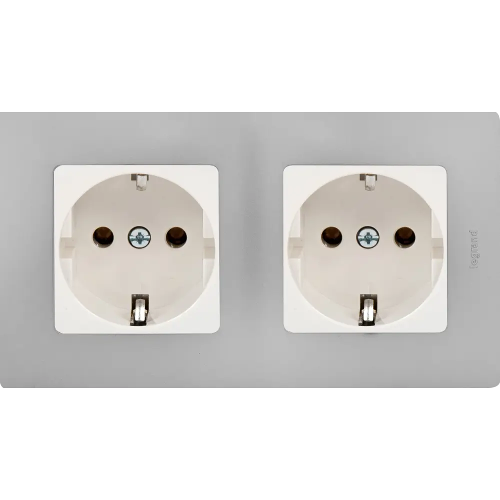 Рамка Legrand Etika для розеток и выключателей, 2 поста, алюминий 17356960 STLM-1112255 - Вид №2