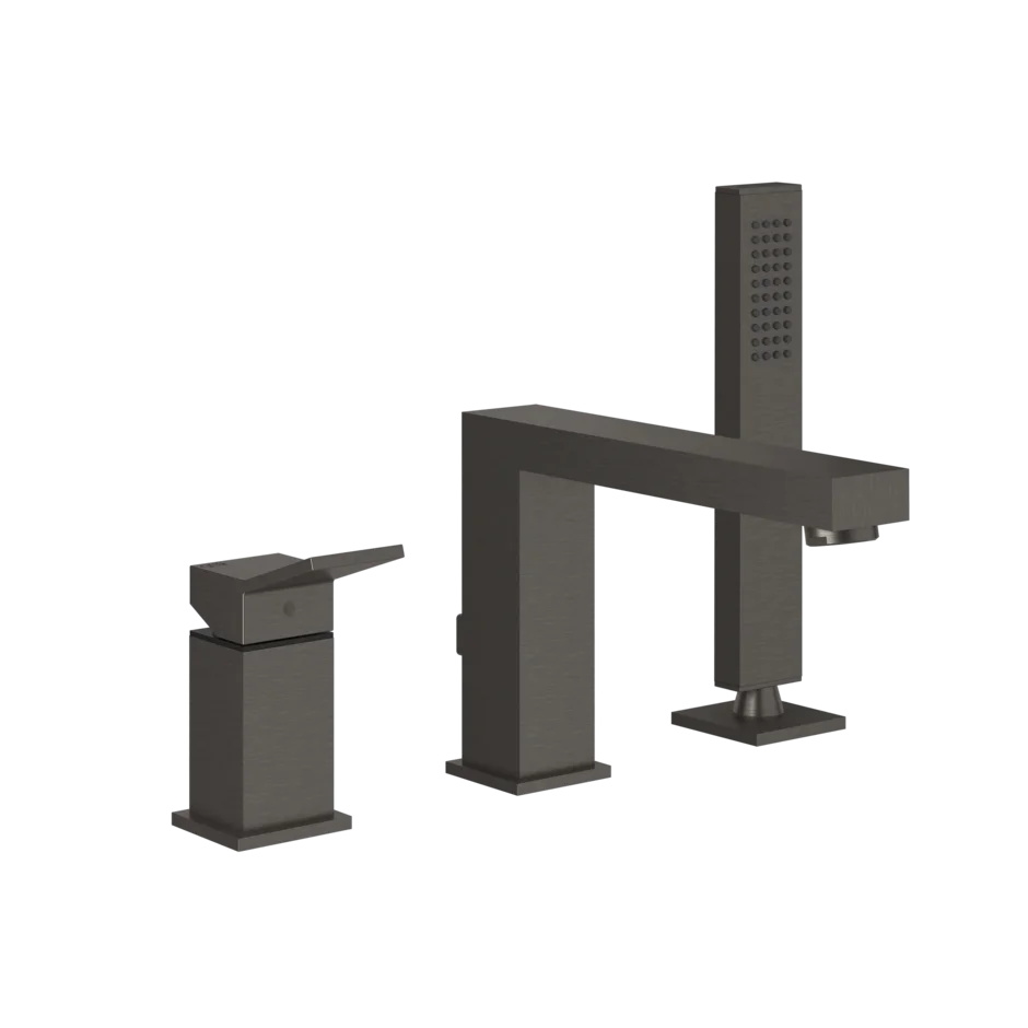 Смеситель для ванны-смеситель для душа 53037 707 Gessi Rettangolo k ЧЕРНЫЙ МЕТАЛЛ BR. PVD 53037707