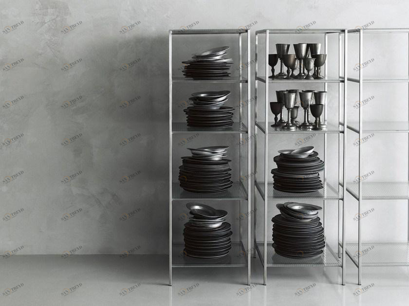 Boffi Полка из нержавеющей стали и стекла sun-id-1370715