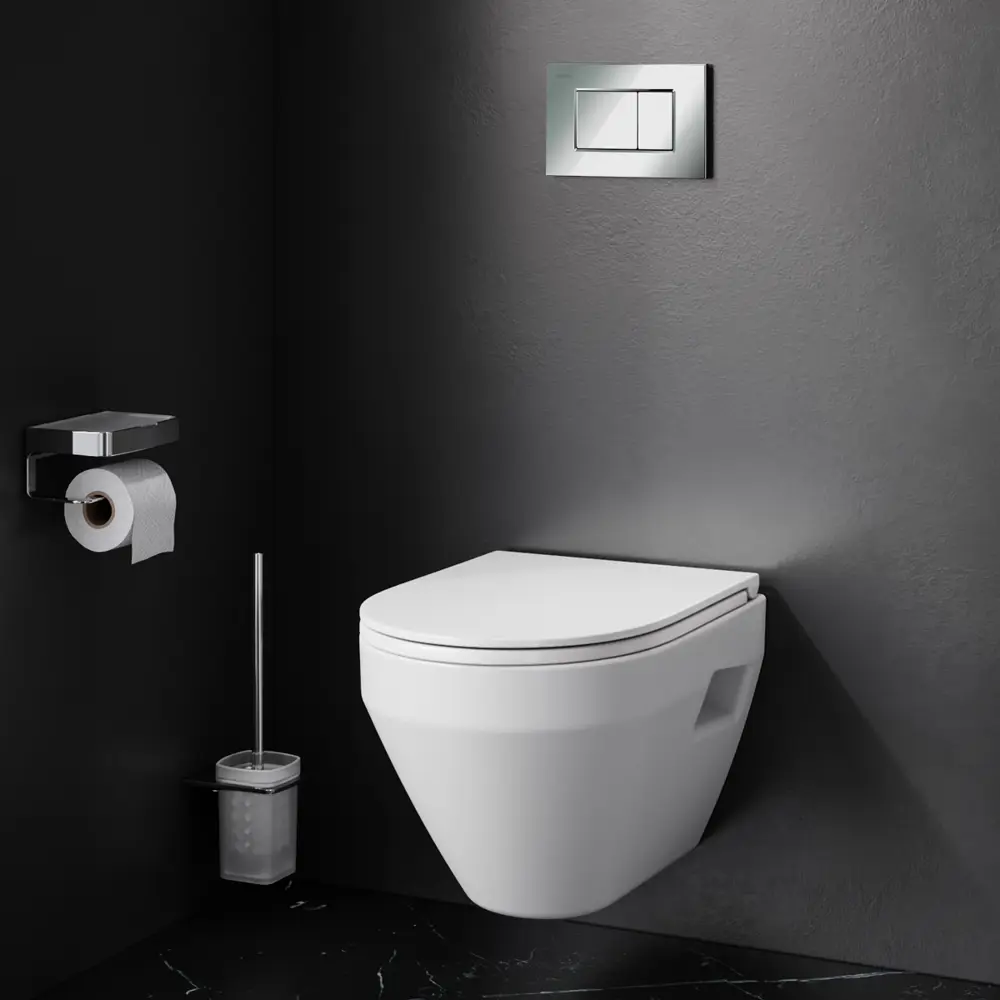 Комплект инсталляция с унитазом Spirit V2.0 с клавишей 82808083 STLM-2009606 Santreyd - Вид №4