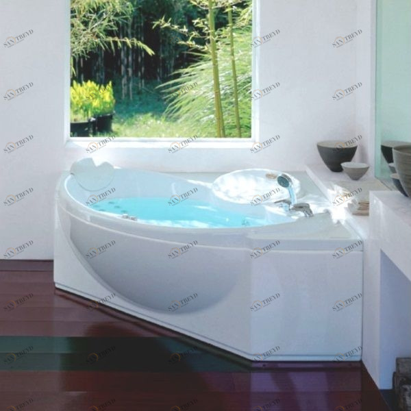 Ванна угловая с гидромассажем Celtia 9443-137A Sx Jacuzzi 9443137ASX