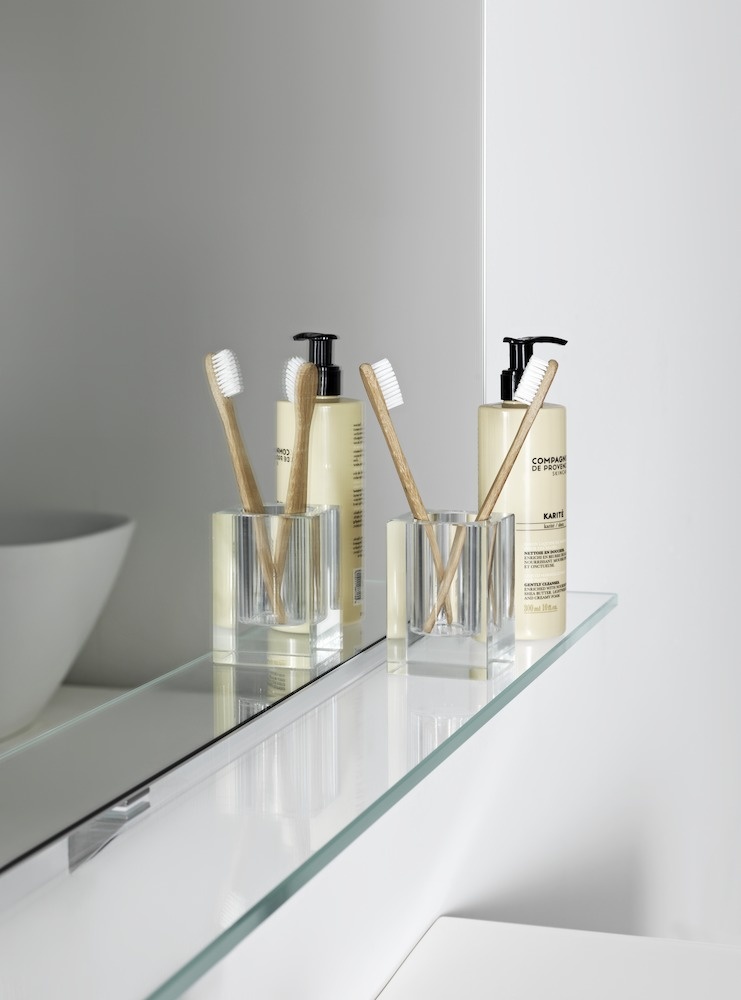 H4475809004501 Стеклянная полка с 2 настенными креплениями LAUFEN PRO - Вид №1