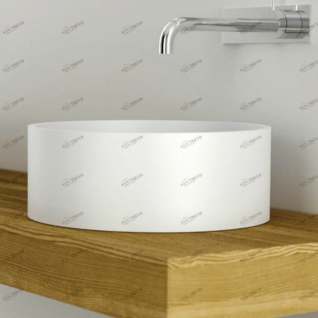 47017 Накладная раковина на столешницу  овальная MOMA Design 