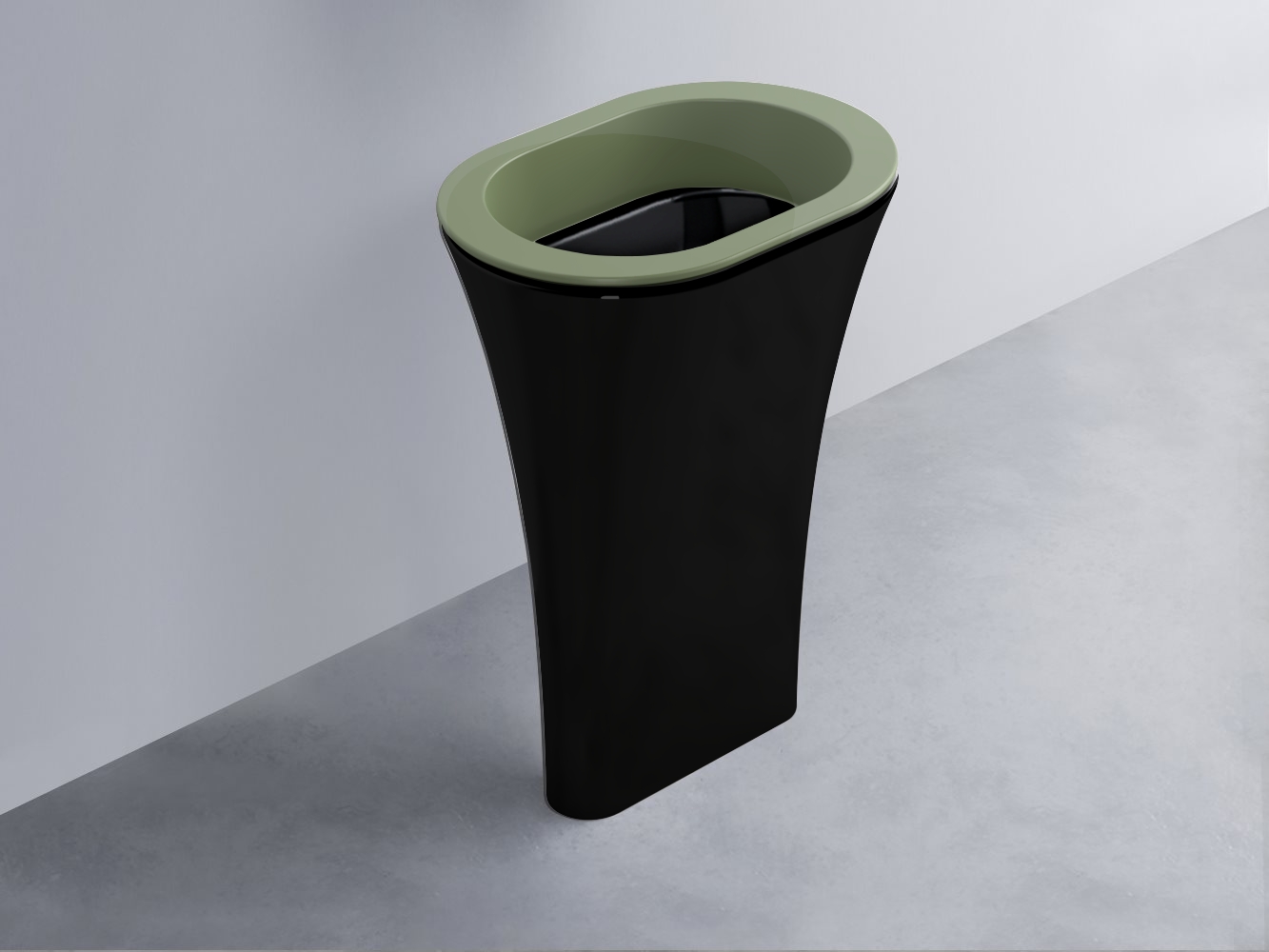AMLA65-AG+AMPILO-N+AMCOLO-N Раковина Amedeo Ovale отдельностоящая cielo Enjoy + Amedeo Ceramica Cielo