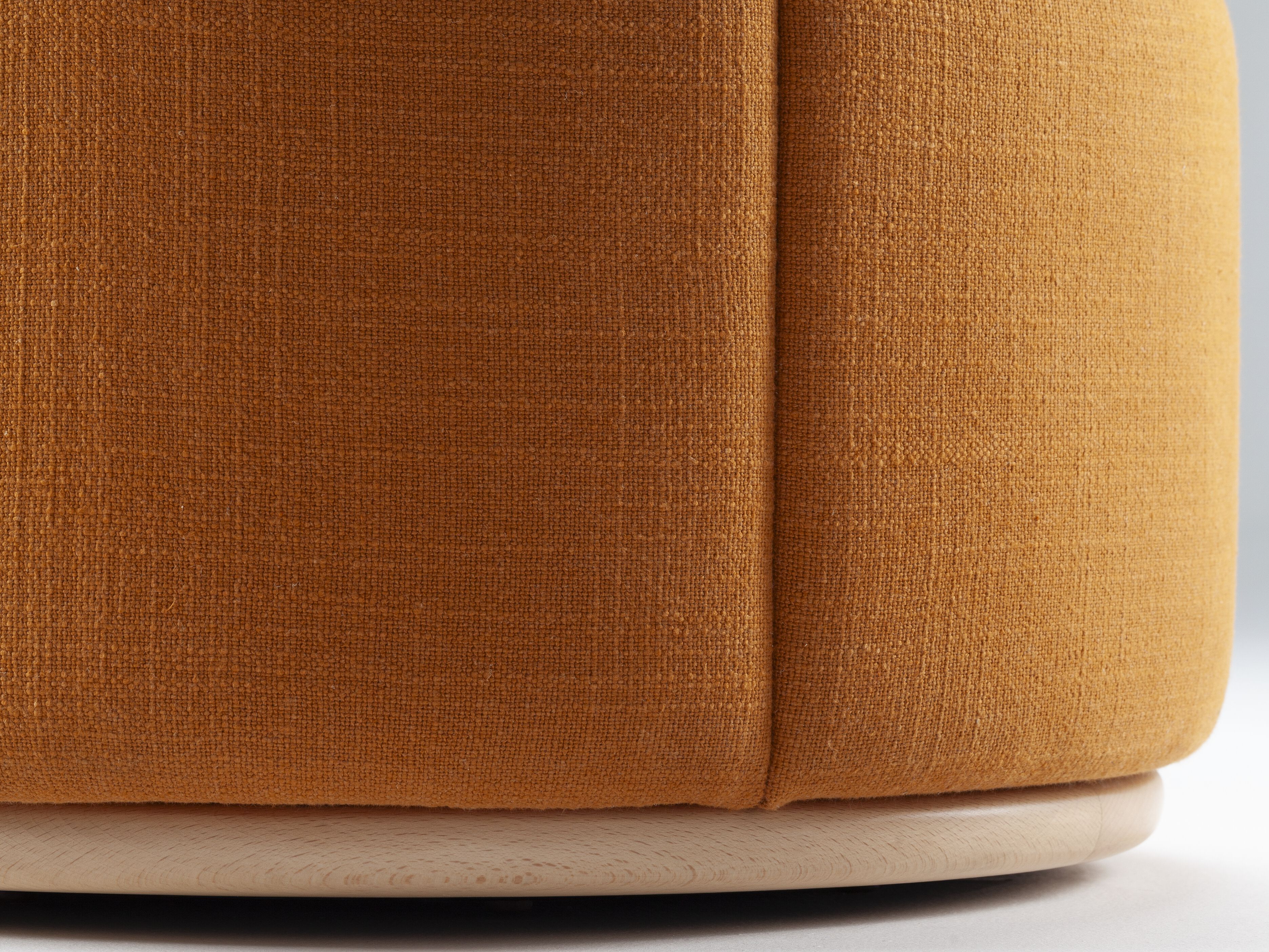 Тканевое вращающееся кресло без подлокотников Mambo Unlimited Ideas Mimi ARCH-00122815 - Вид №1