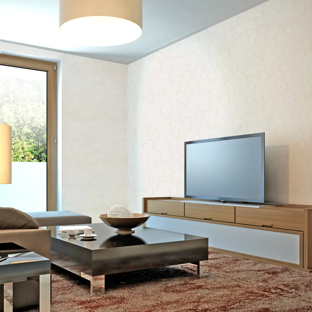 Обои флизелиновые Московская обойная фабрика Теона бежевые 1.06 м 89440904 STLM-1580867 - Вид №4