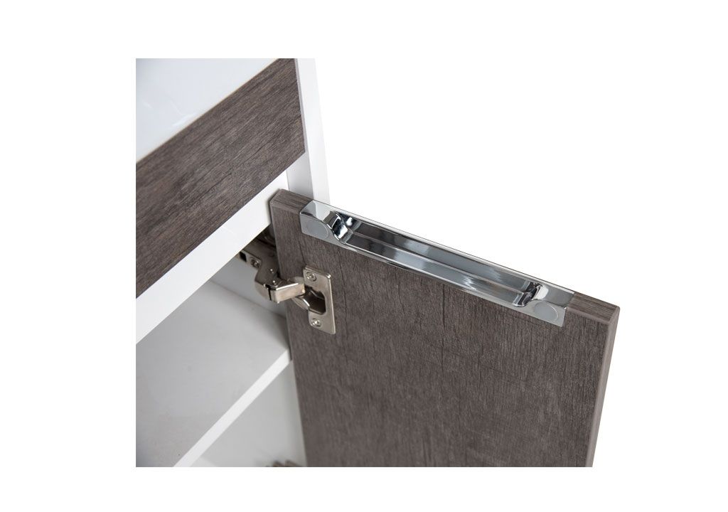 Тумба с раковиной Aquanet Коста 76 белый/дуб антик 0018840700188195 - Вид №4