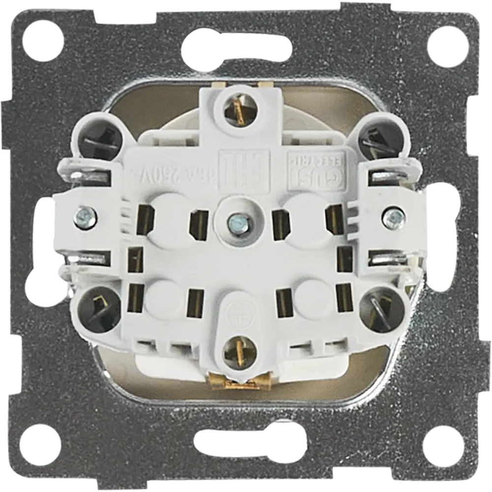 Розетка влагозащищенная GUSI Electric Ugra с крышкой, бежевая 88579703 STLM-1107340 - Вид №3