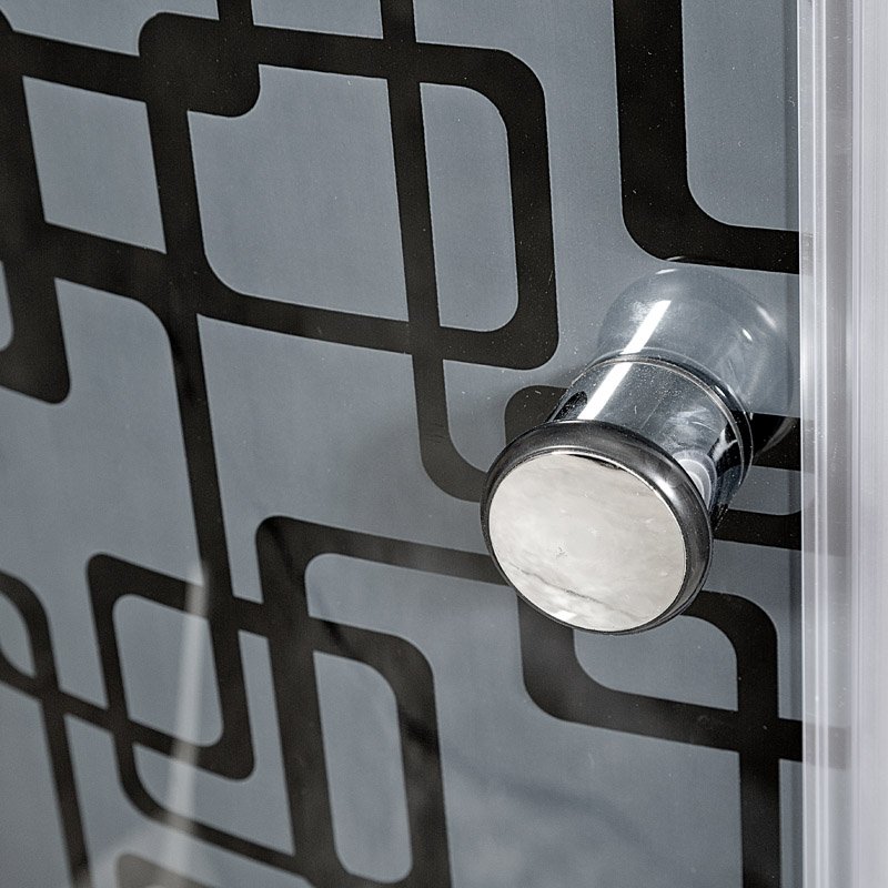 V1215 Душевая кабина DETO Серия V BМ1590 стандартная BLACK - Вид №16