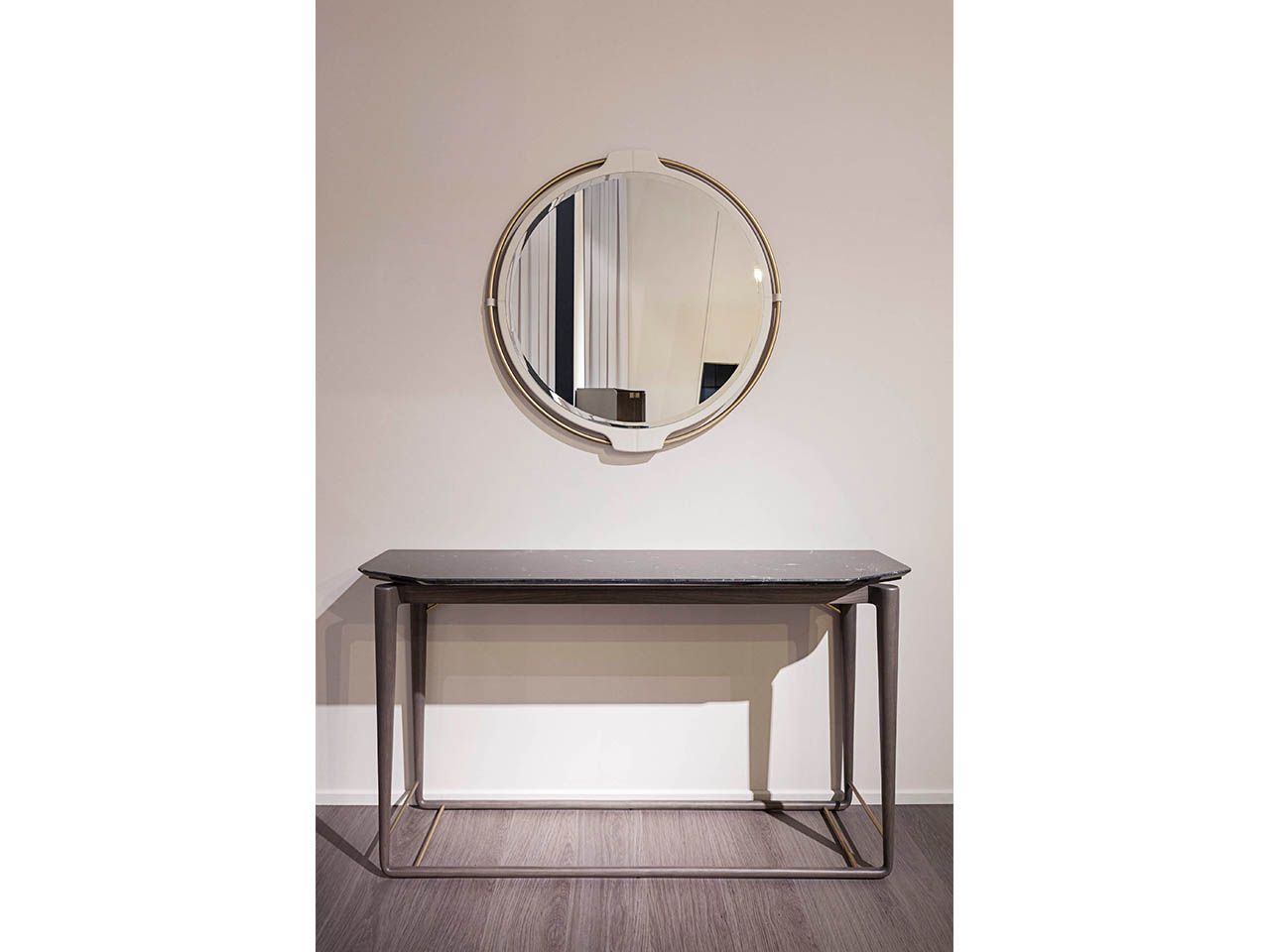 Круглое зеркало со встроенным настенным освещением Turri Vine ARCH-00027785 - Вид №1