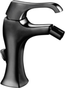 76004NEO Смеситель Ares с донным клапаном для Биде, цвет черный матовый