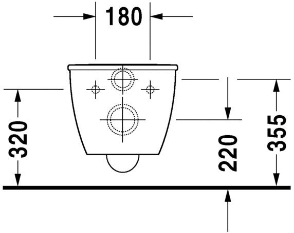 2557090000 Подвесной унитаз настенный Белый Duravit Darling New Германия - Вид №5