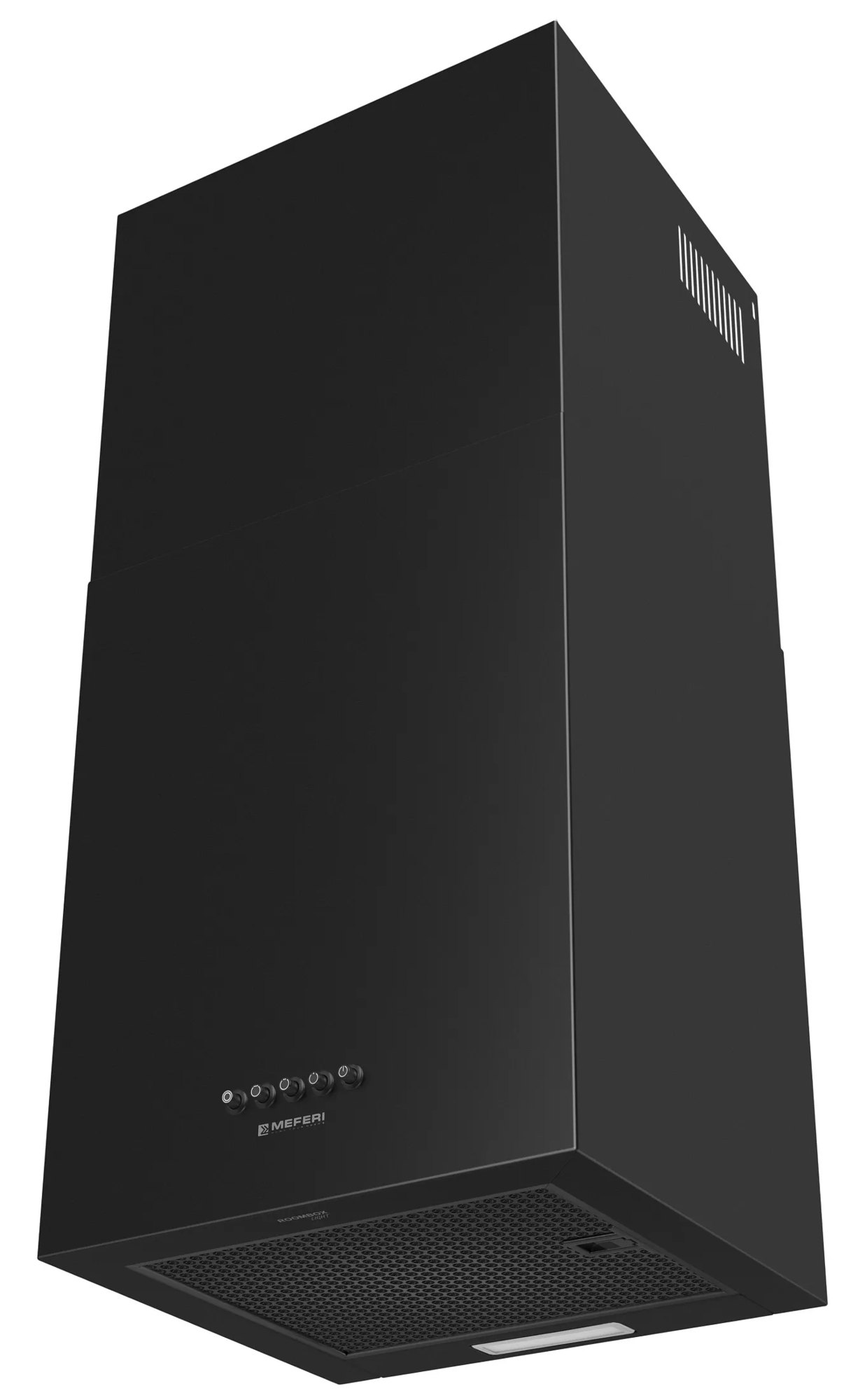 9168704 Вытяжка пристенная Meferi ROOMBOX40BK LIGHT черный STDN-0017900 - Вид №2
