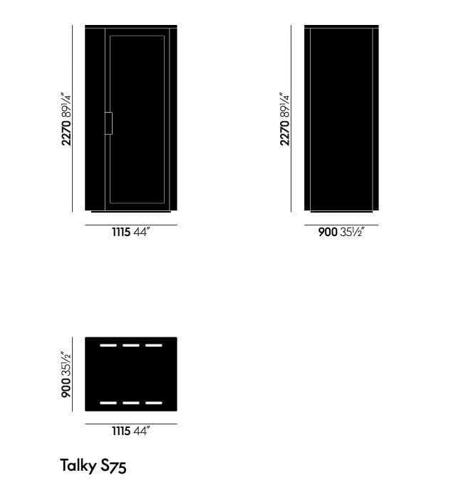 Многосторонняя акустическая офисная кабина со встроенным освещением VITRA TALKY X VITRA EDITION ARCH-00151852 - Вид №12