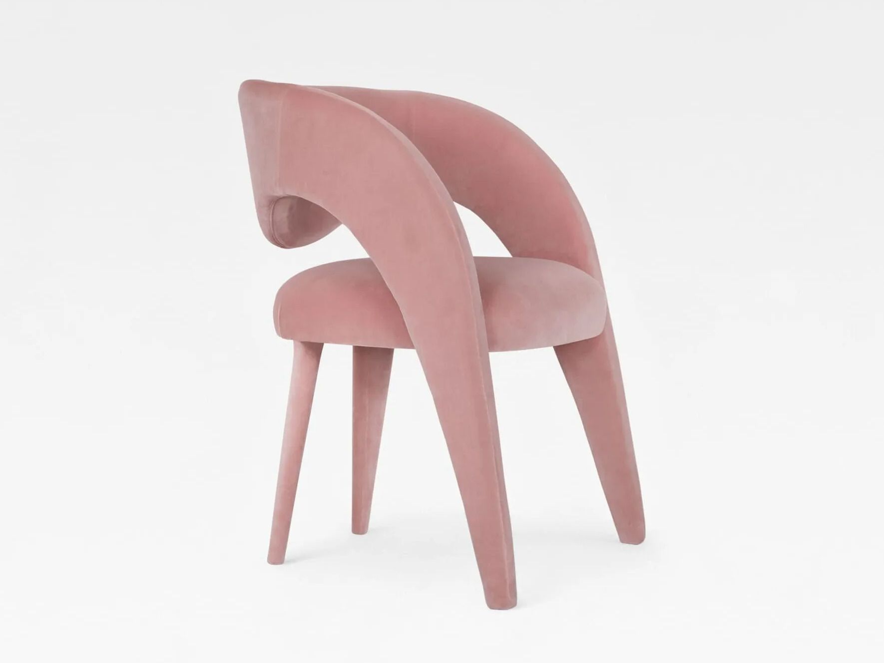 Бархатный стул с подлокотниками Greenapple Laurence ARCH-00052682