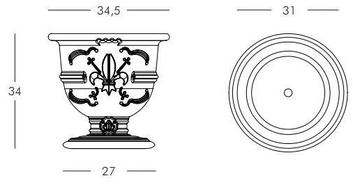 SLIDE Ваза из полиэтилена Design of love sun-id-1451258 - Вид №5
