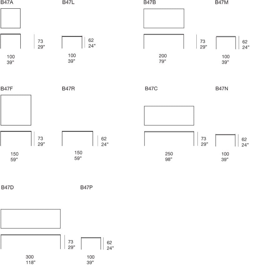 Прямоугольный бетонный стол Paola Lenti ARCH-00051785 - Вид №2