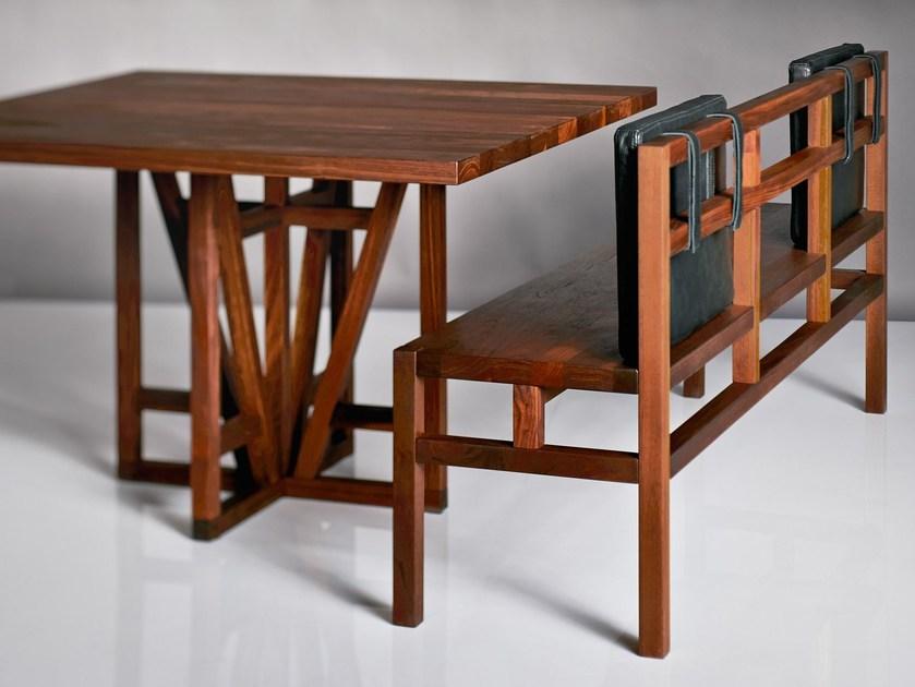 Vitamin Design Скамья из массива дерева со спинкой sun-id-1502124 - Вид №7