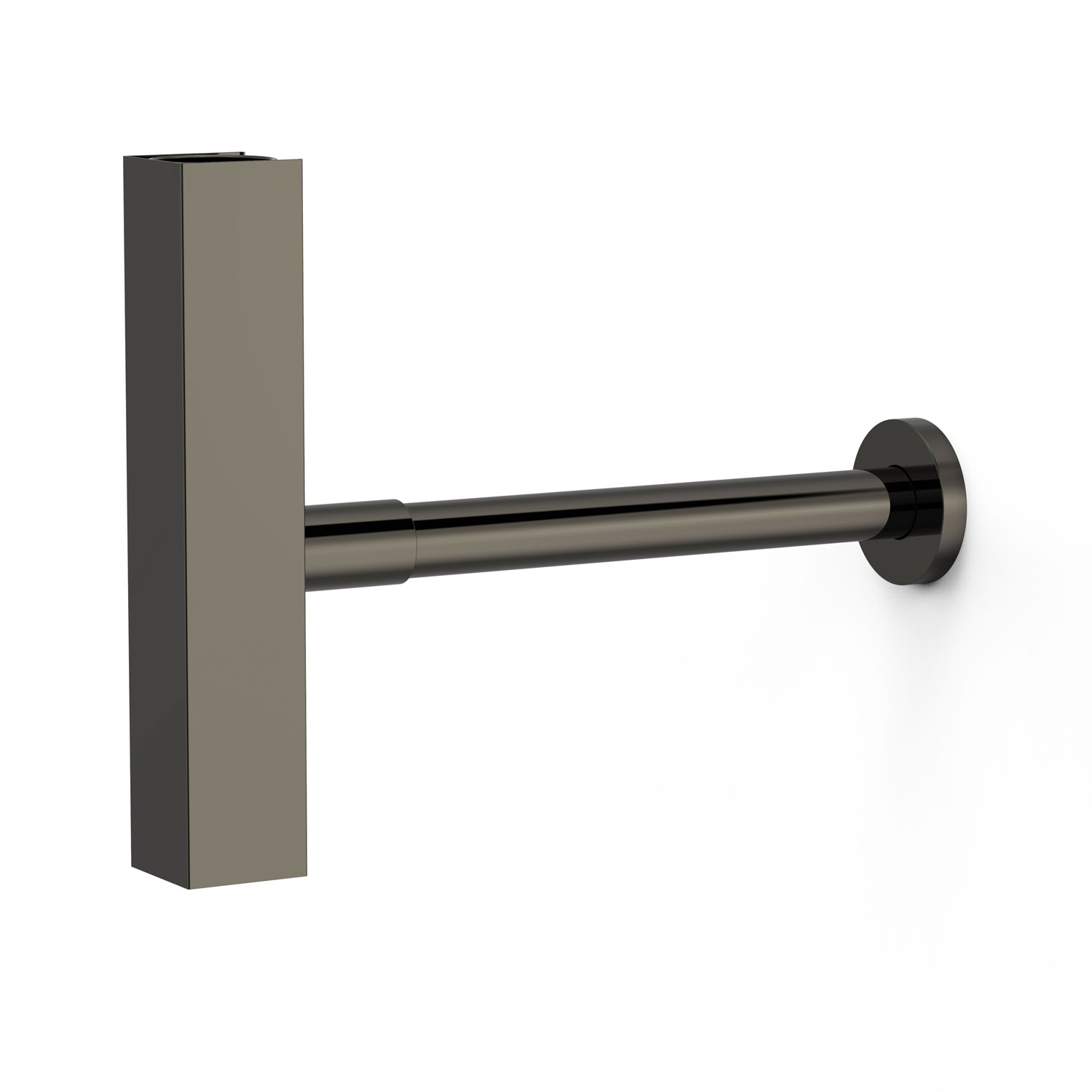 Квадратный телескопический и проверяемый сливной люк с юбкой для умывальника-10710342 КМ TRES Drain 10710342KM