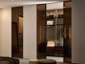 GAROFOLI Карманная раздвижная дверь из цветного стекла Design