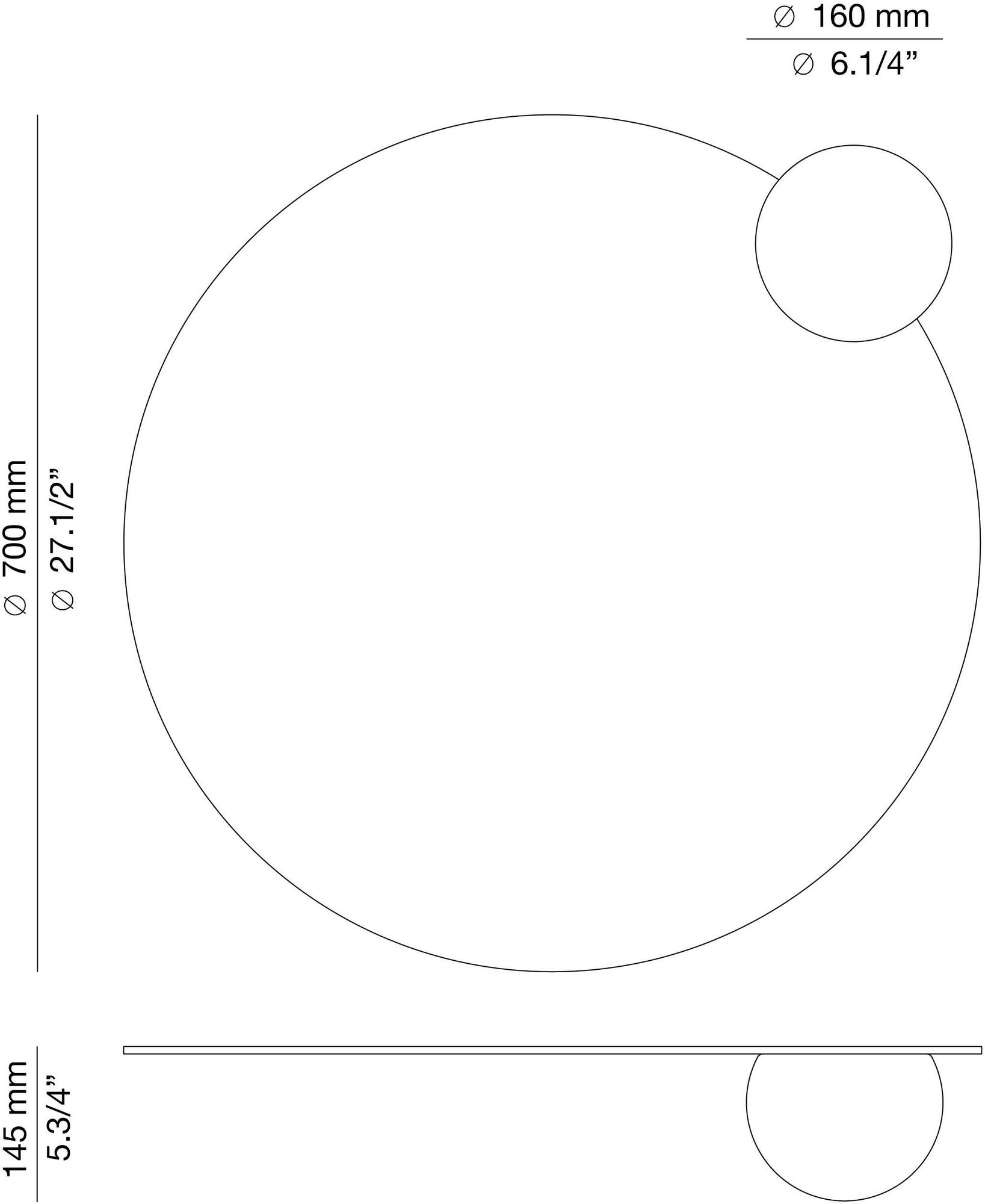 Estiluz Круглое зеркало со встроенной настенной подсветкой Circ A-3702 - a-3706 - Вид №8