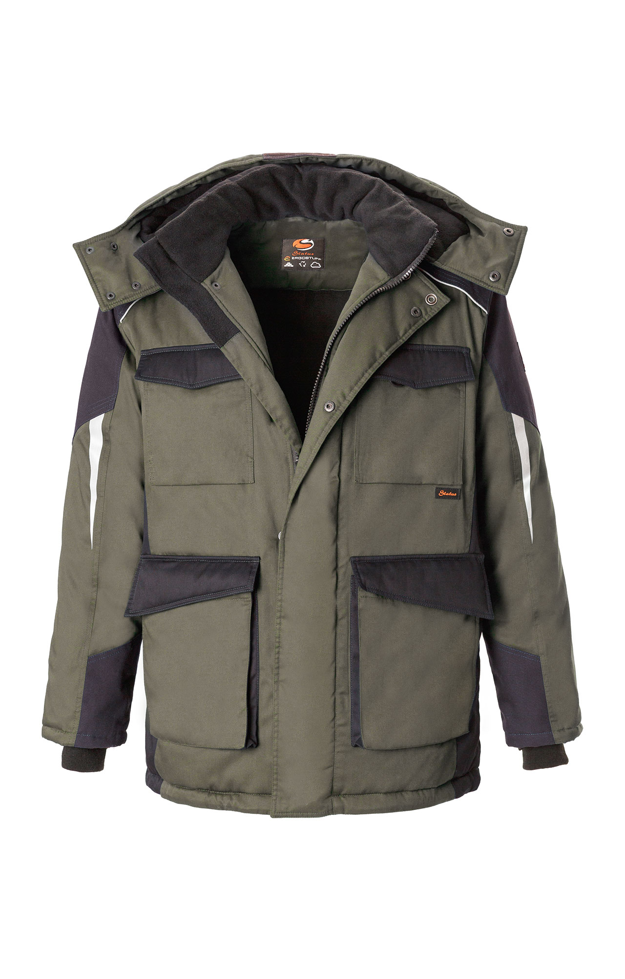 5037891 Костюм утепленный серый хаки графит STATUS  Зимняя спецодежда  размер 44-46/158-164  - Вид №3