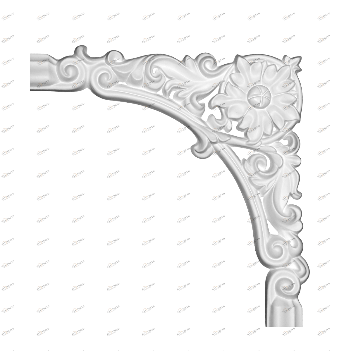 ЕВРОПЛАСТ 1.52.375 Угловой элемент 1.52.375 Пенополиуретан 