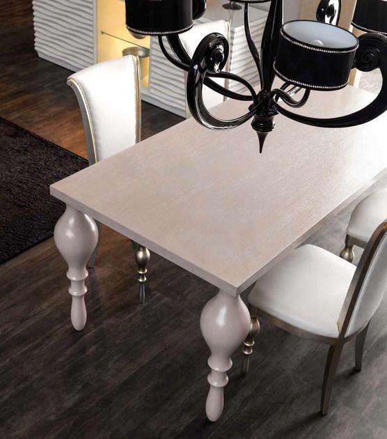 CorteZari Прямоугольный стол из дуба Zoe gold 201-rr - Вид №2