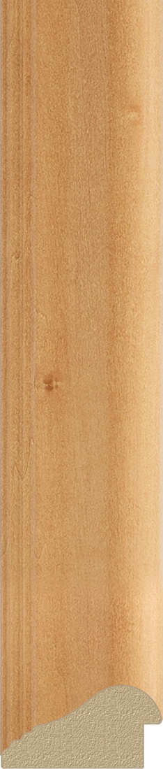 BY 1203 Зеркало с фацетом в багетной раме - сосна 62 mm EVOFORM Exclusive - Вид №2