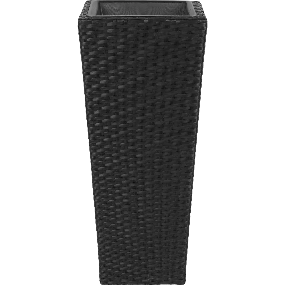 Кашпо Greengard 42x42x90 см пластик чёрный STLM-2139427