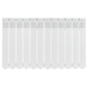 Радиатор секционный Zerten Eco 500/80 12 секций боковое подключение алюминий белый