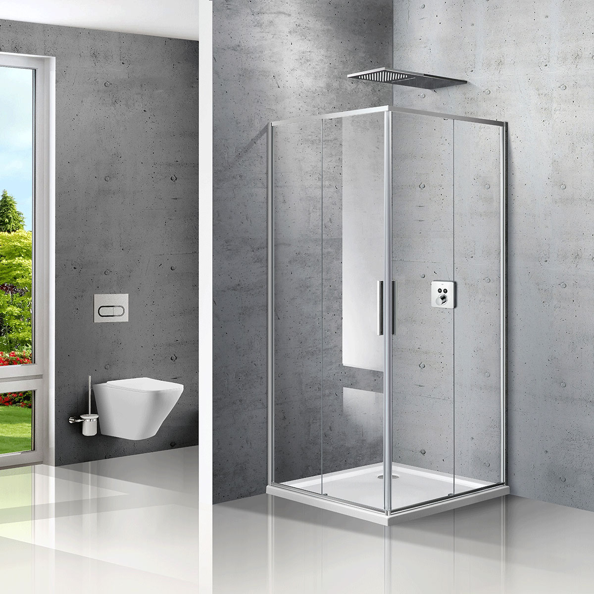 VSS-2SL900CL Душевой уголок Vincea Slim Santreyd