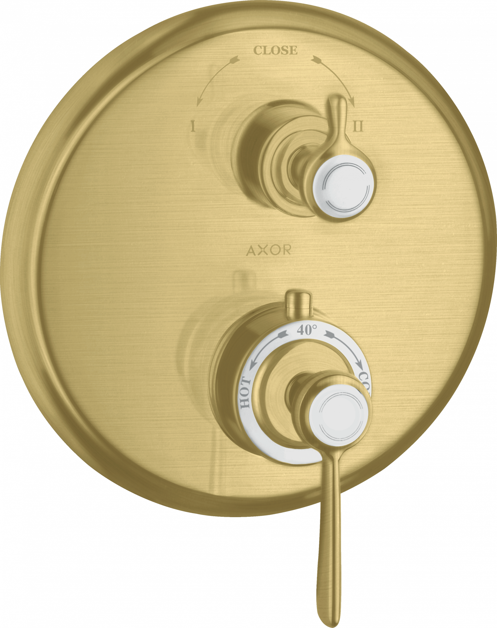 16821950 Термостат для скрытого монтажа с рычагом и запорно-переключающим вентилем AXOR MONTREUX