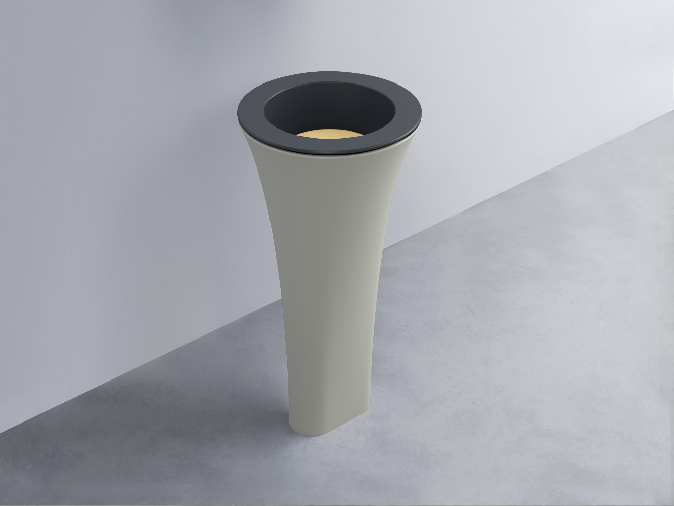 AMLA45-BA+AMPILT-CN+AMCOLT-PM Раковина Amedeo Tondo отдельностоящая cielo Enjoy + Amedeo Ceramica Cielo