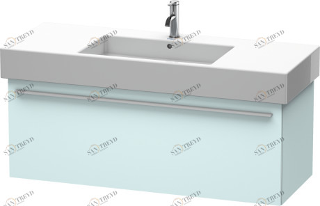 XL605400909 X-Large Тумбочка подвесная Светло-голубой матовый декор Duravit