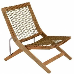 Unopiù Складной шезлонг из тикового дерева Synthesis Sdrasy