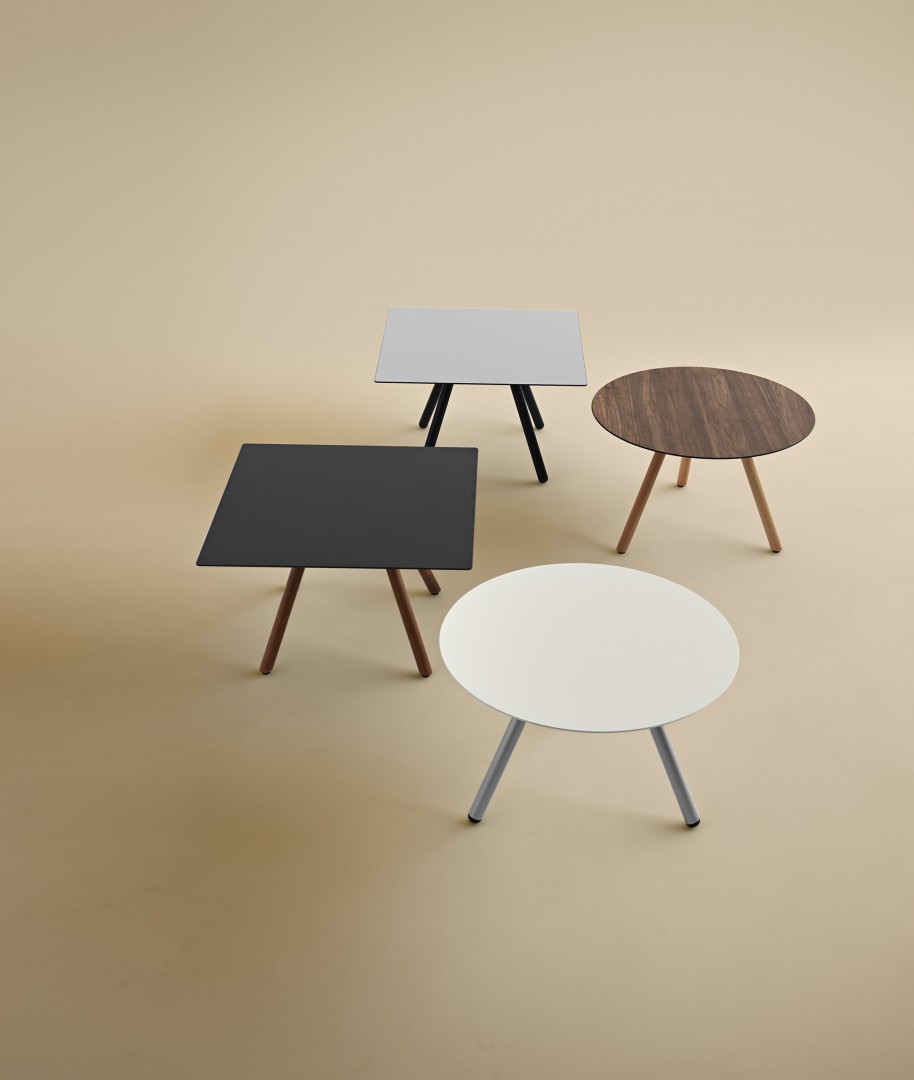 Jet 521T Каркас журнального столика на 3 стальных ножках. Высота 35 см. Et al. Jet - Вид №1