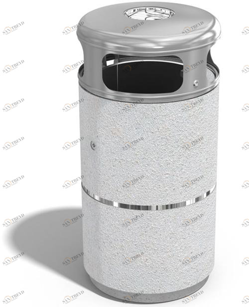 ENCHO ENCHEV - ETE Бетонный мусорный бак с крышкой для улицы sun-id-1349333