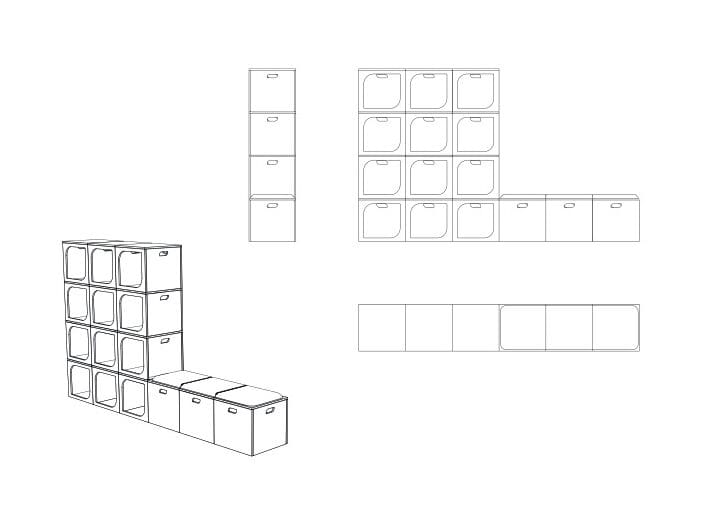 Высокий деревянный стул Bõln Kub ARCH-00066243 - Вид №11