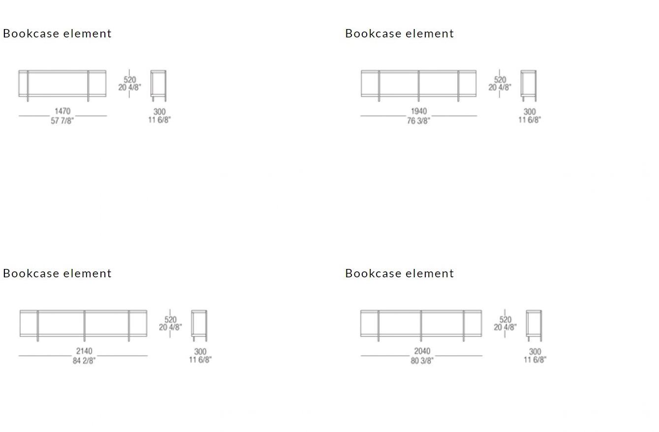 MisuraEmme Диван из ткани с полкой для журналов Misuraemme sun-id-1374520 - Вид №27