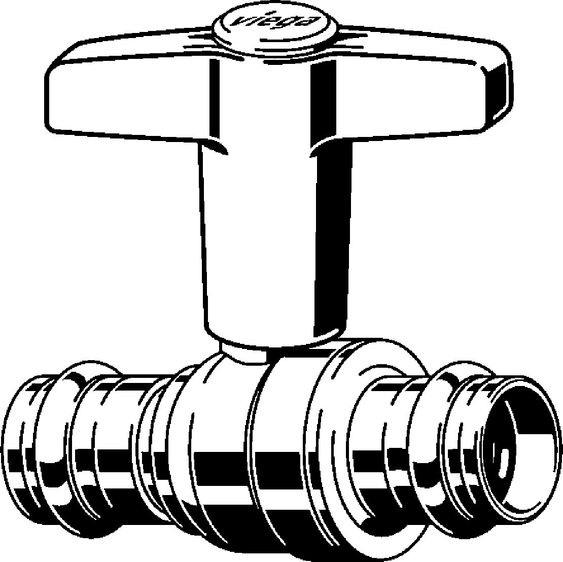 Viega Шаровой кран Easytop 2275 (746384) 746 384 - Вид №1