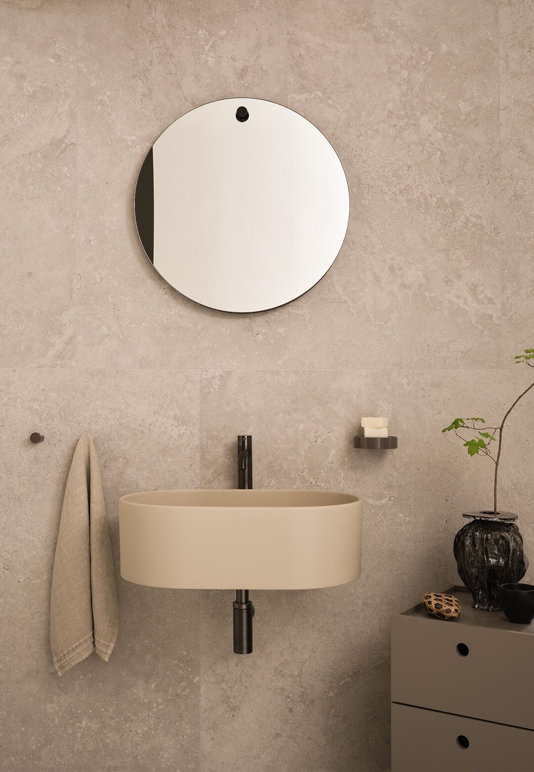 Керамическая подвесная овальная раковина Ceramica Cielo Otis ARCH-00091661 - Вид №2