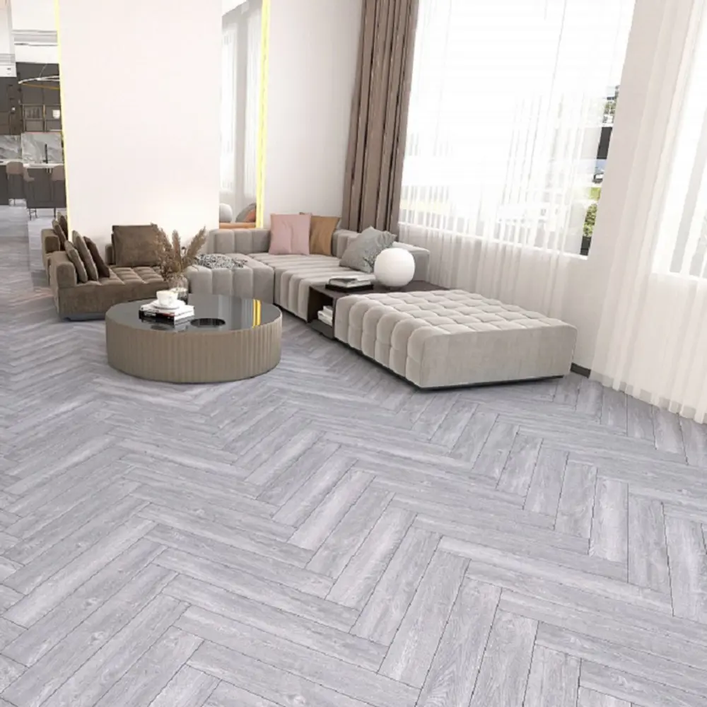 90698880 Ламинат Woodstyle Дуб Певенси 34 класс толщина 12 мм с фаской 1.32 м² STLM-0343668