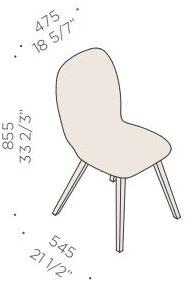 Martex Стул из ткани Nucleo sun-id-1412912 - Вид №1