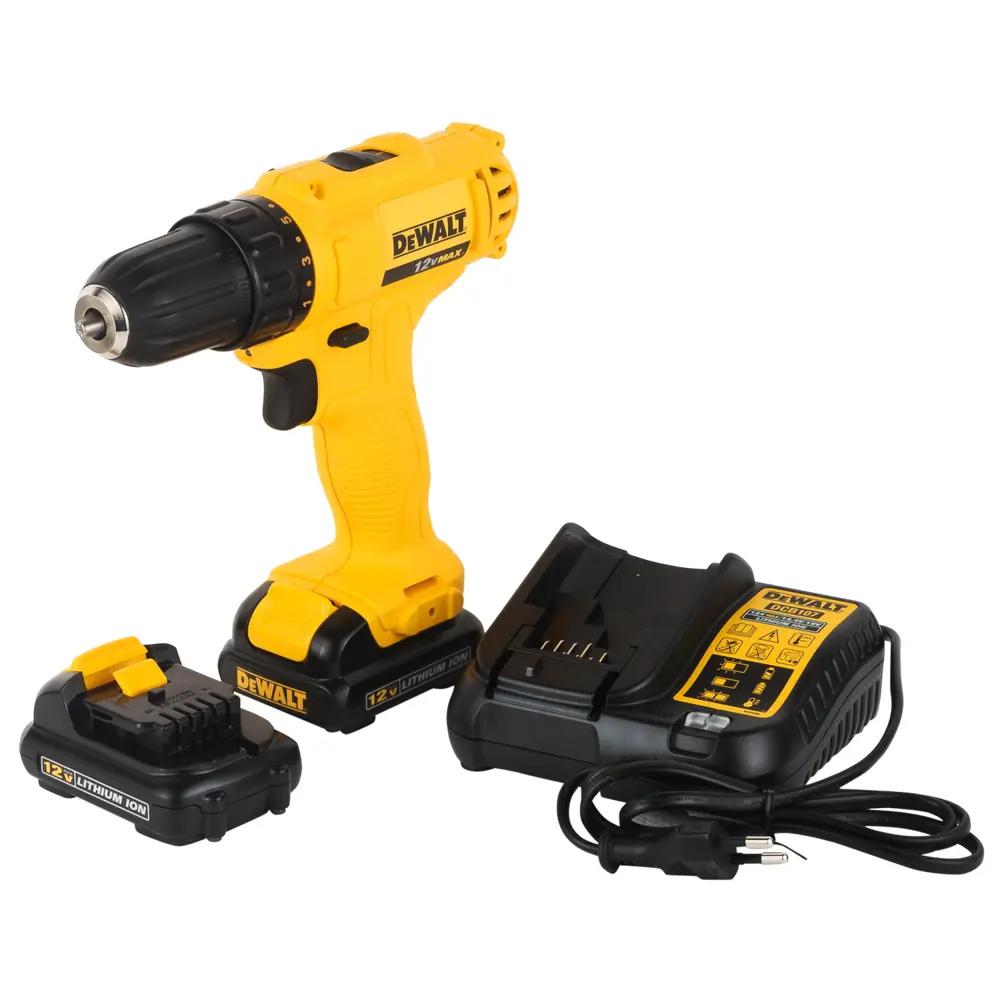 Шуруповёрт аккумуляторный DeWalt DCD700C2, 12 В Li-ion 2х1.3 Ач 82585627 STLM-2126476  - Вид №7