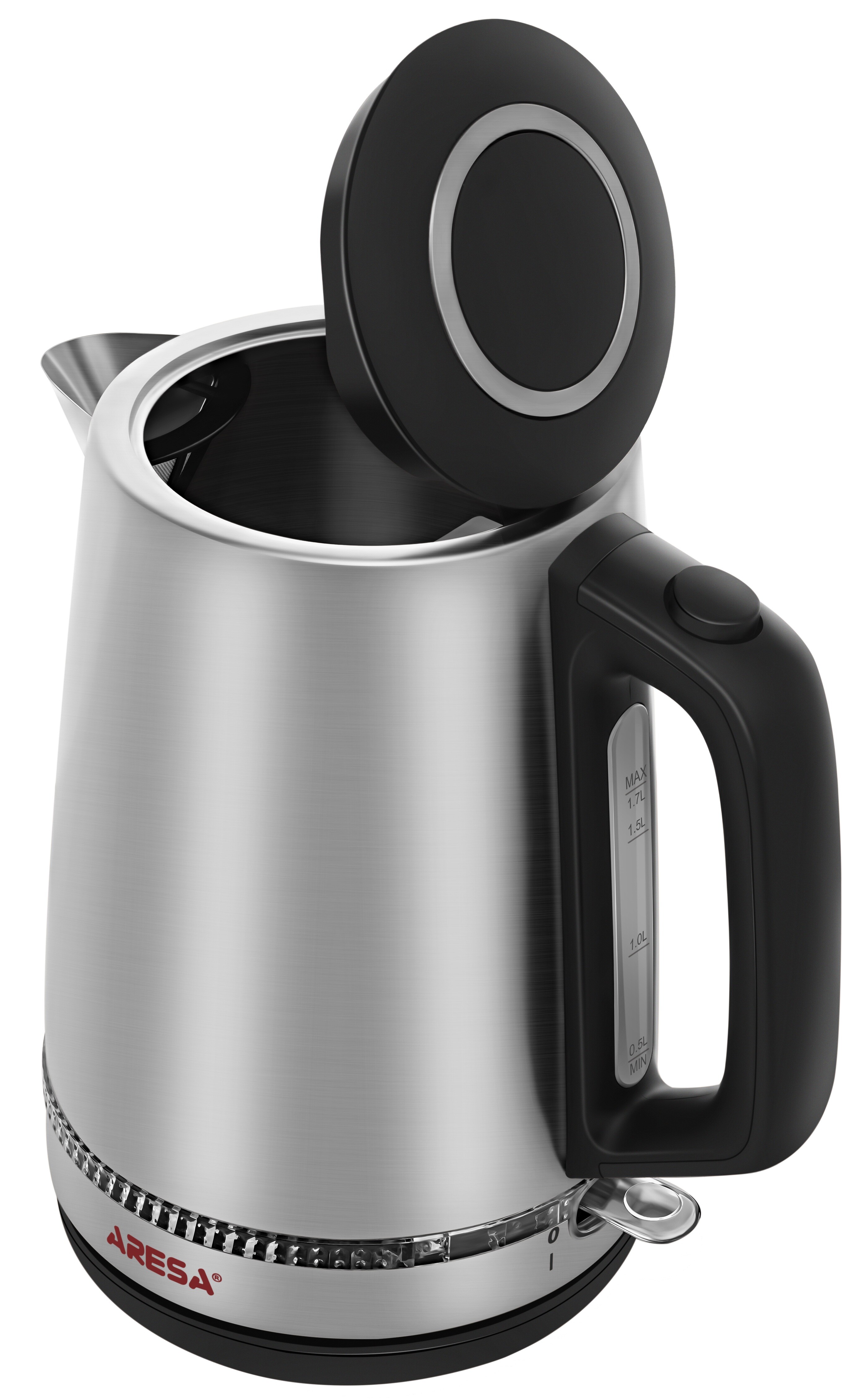 5300806 Электрочайник Aresa AR-3461 серебристый STDN-0012551 - Вид №3