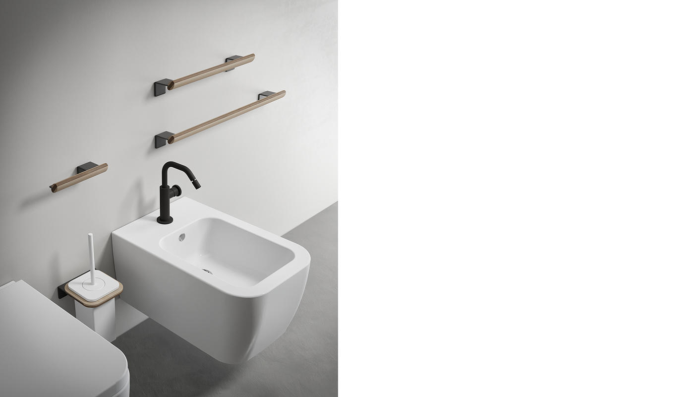 ED-ST01 Edone сантехнический хаб подвесной, из керамики  - Вид №4