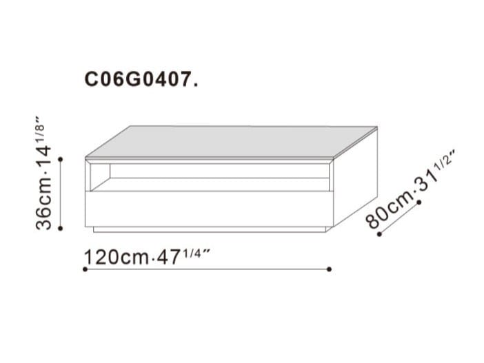 Журнальный столик из каррарского мрамора с отсеком для хранения CAMERICH BLEND ARCH-00060224 - Вид №8